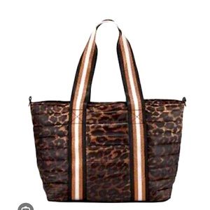 Think ROYLN Wingman Leopard Tote